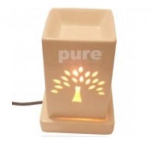 Pure Source 7 Inch Cermic Electric Square Arome Diffuser, PSI-EA- 02-SQ